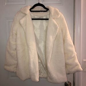 White Fluffy Jacket
